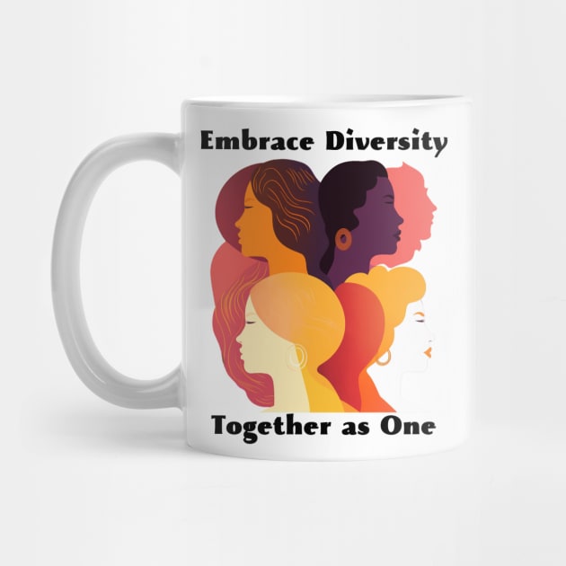 Embrace Diversity, Together As One by TooplesArt